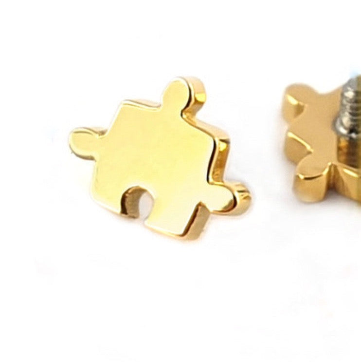 Puzzle 2 in titanio (Gold PVD)