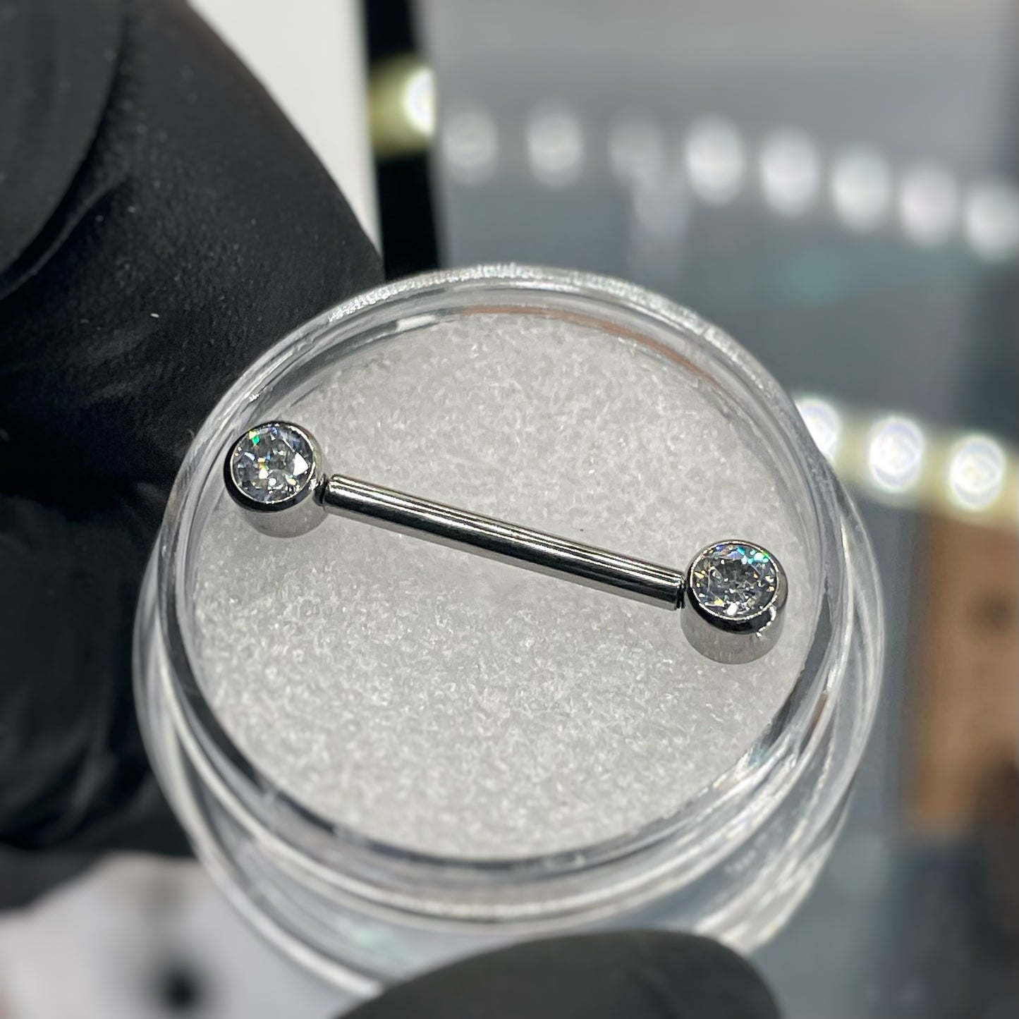 Gioiello per capezzolo, Threadless