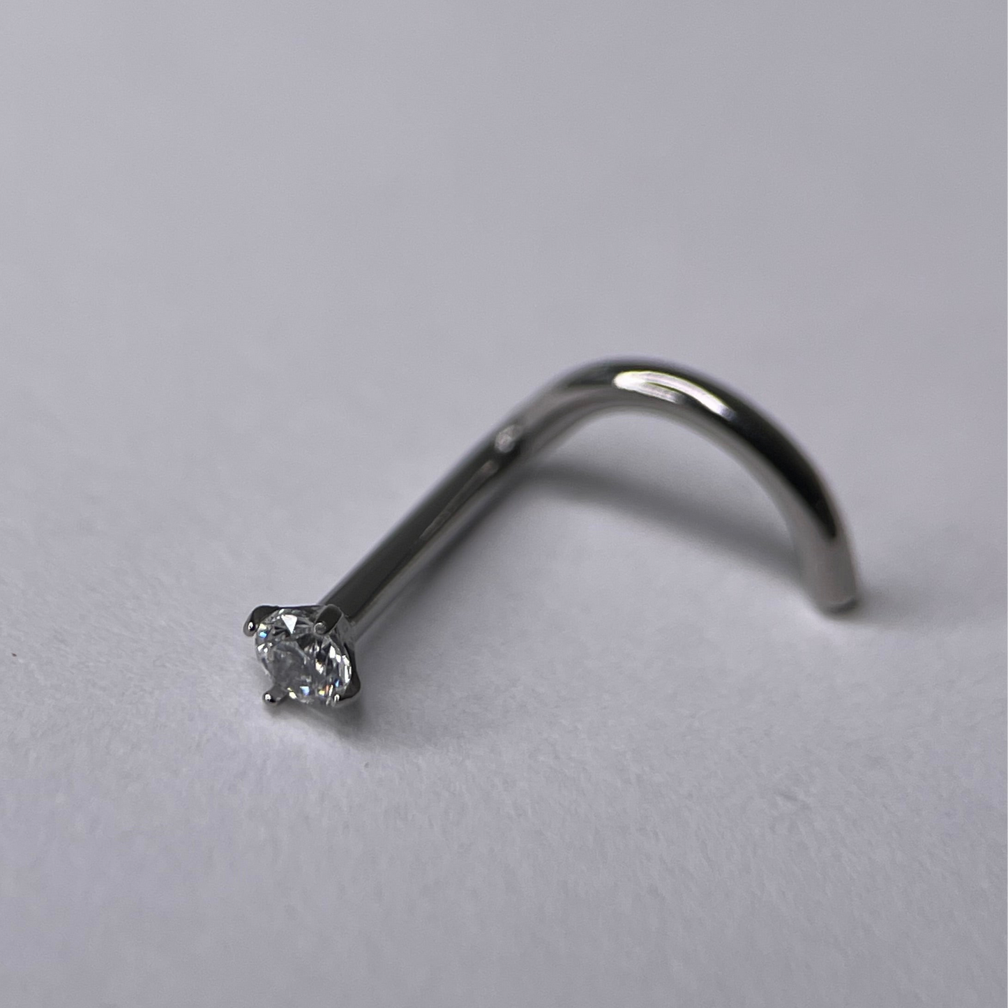 Gioiello per naso con zircone CZ