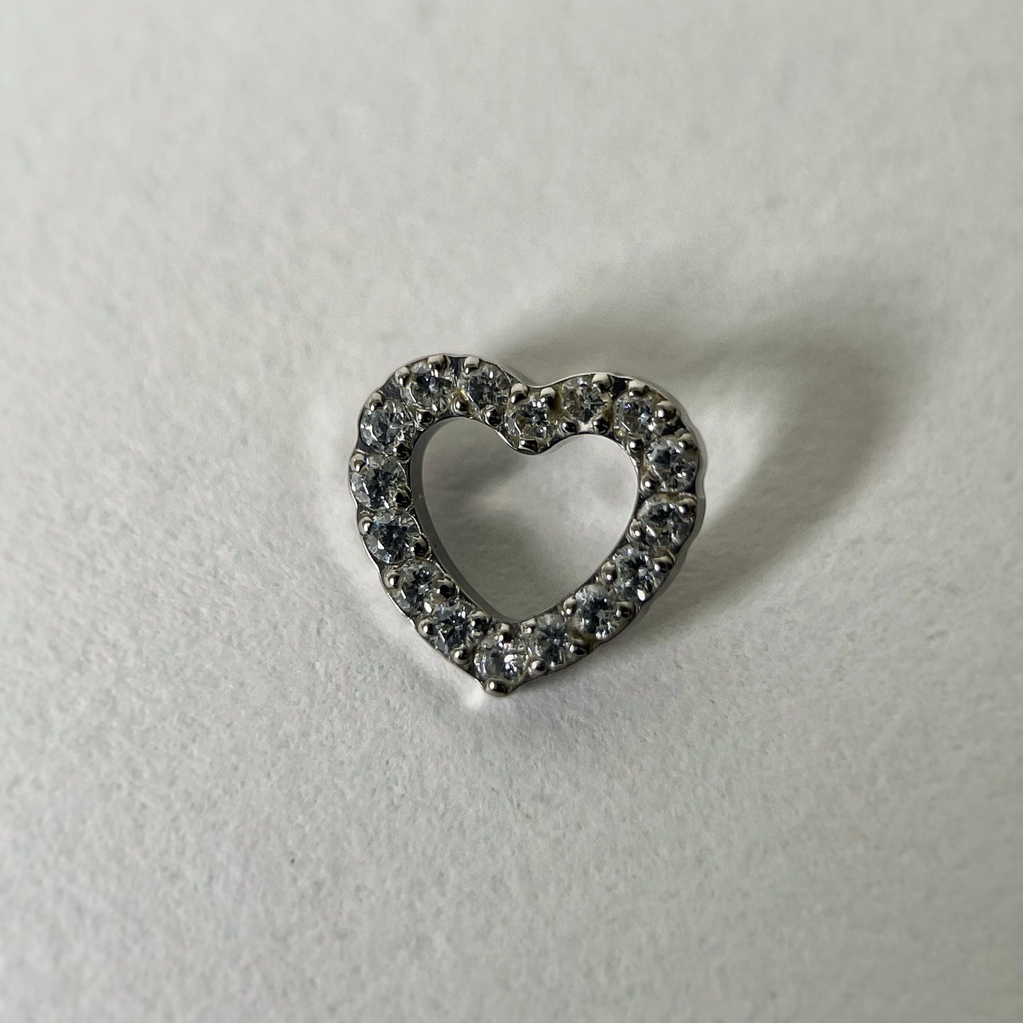Cuore con Zirconi cz