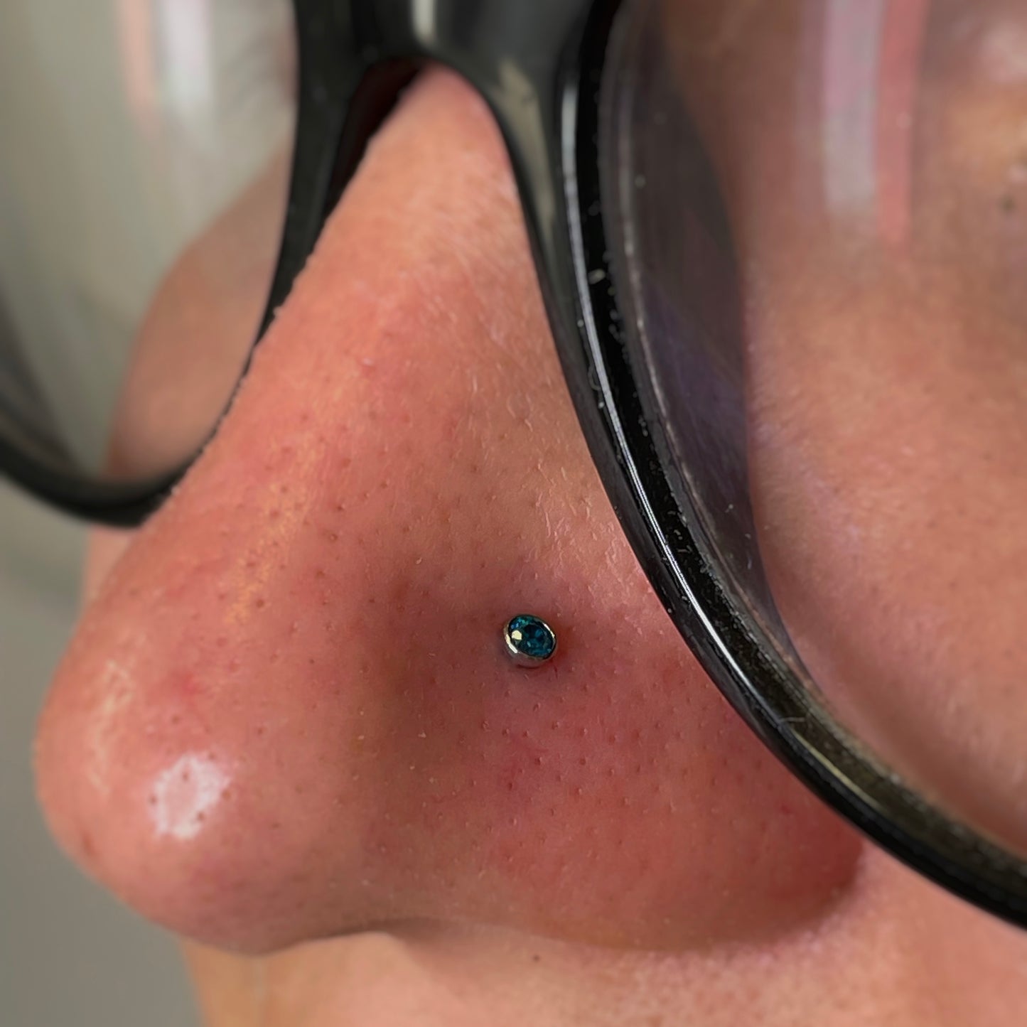 Punto luce azzurro (threadless)