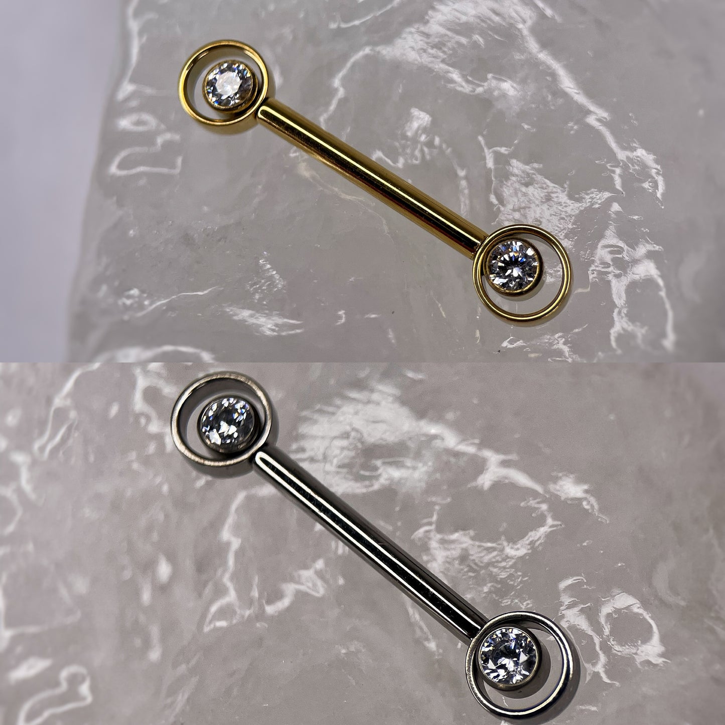 Gioiello per capezzolo, threadless 1.6x14mm