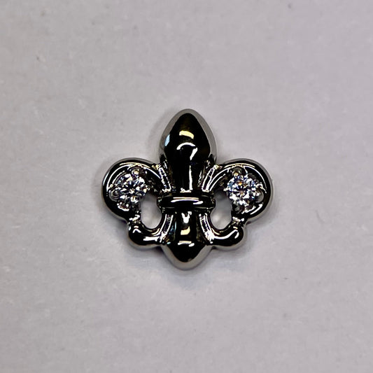 Royal Lily in titanio con zirconi CZ