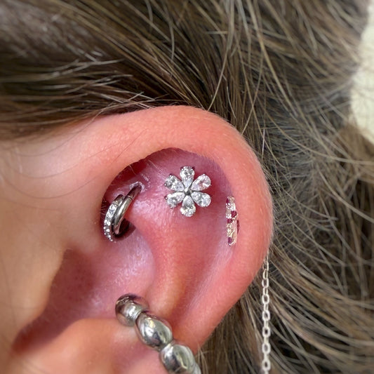 Fiore crystal White CZ