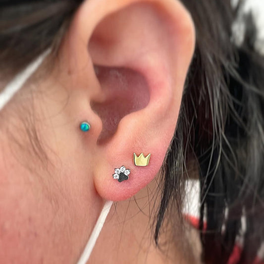 Corona in titanio (Gold PVD)