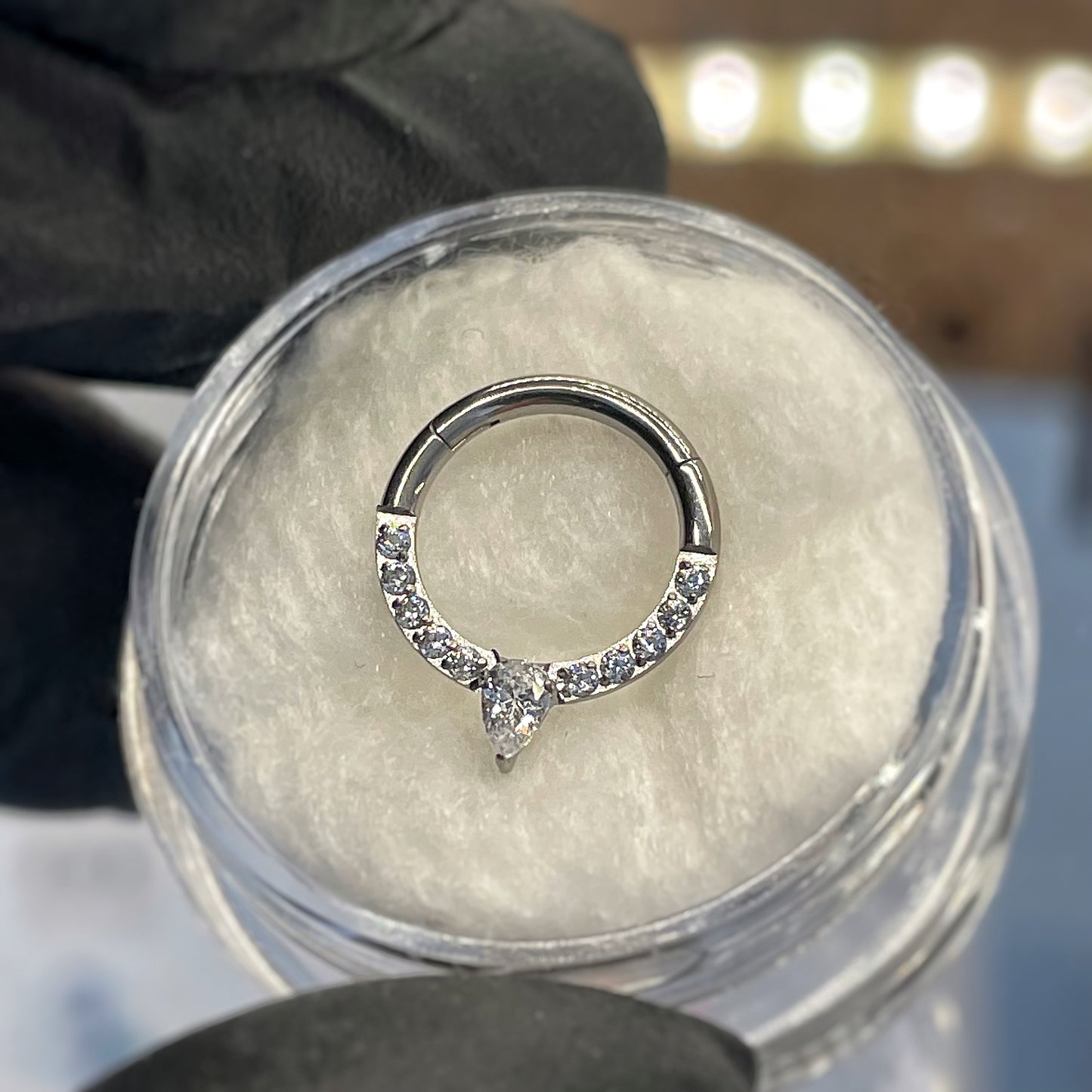 Anello Clicker in Titanio