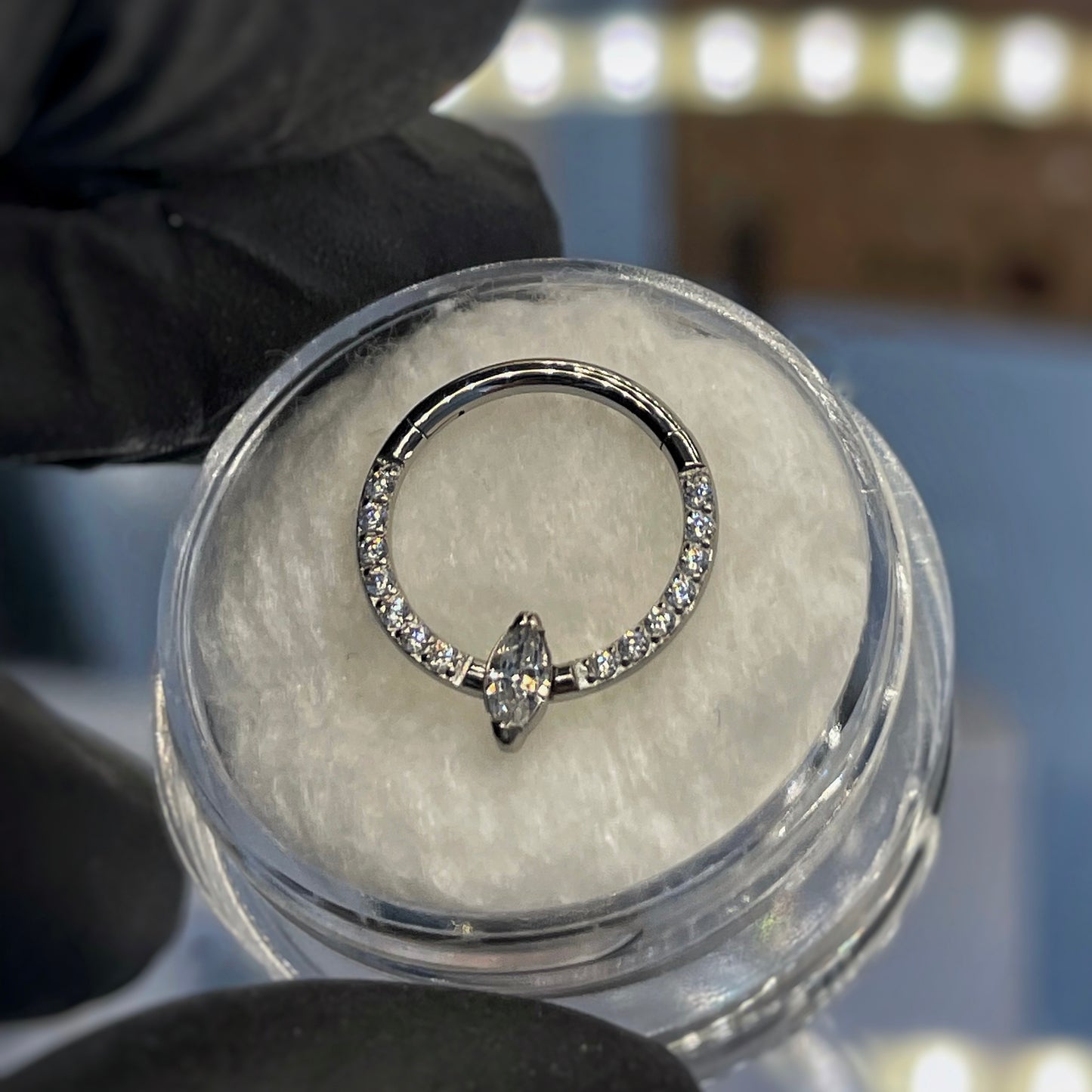 Anello Clicker in Titanio