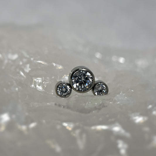 Cluster 3 pietre 1.5x2x1.5mm