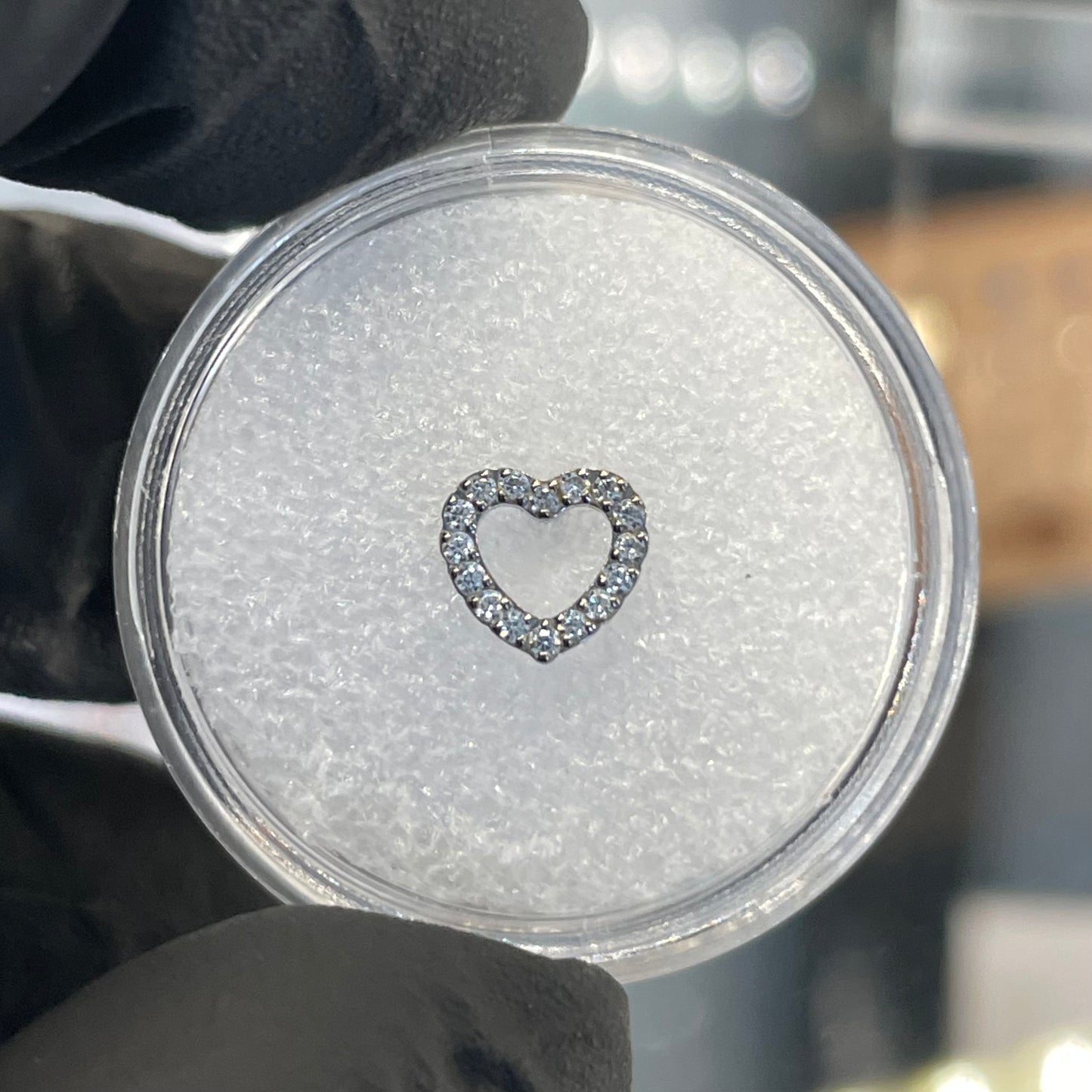 Cuore con Zirconi cz