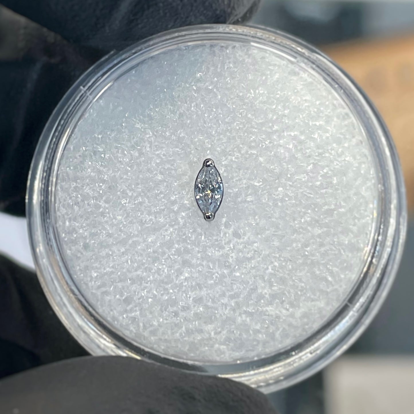 Fogliolina Zircone taglio Marquise